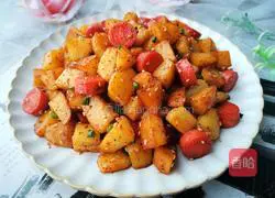 Cumin ham, diced potatoes recipe 14