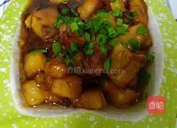 Illustration of how to make wide pink roasted pork 11