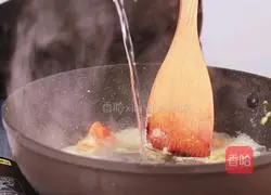 Illustration of how to make crab roe tofu 8