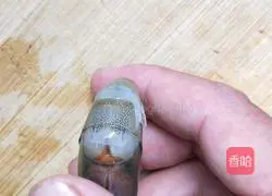 Illustration of braised prawns in oil 2