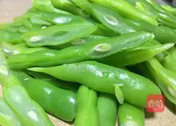 Shiitake mushrooms Illustration of how to make stir-fried snow peas with spicy sauce 2