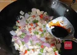 Illustration of home-style diced pepper chicken 5