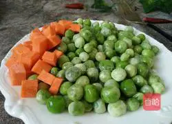 Illustration of how to make pea beef cubes 2