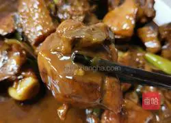 Illustration of how to make vinegar chicken 17