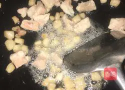 Illustration of braised pork with dried radish 4