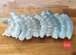 Illustration of how to make steamed tofu with prawns 2