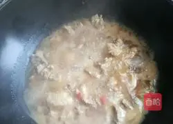 Illustration of braised pork and potatoes 4