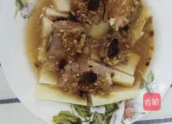 Illustration of how to make Iron Bar Huaishan Steamed Pork Ribs 8