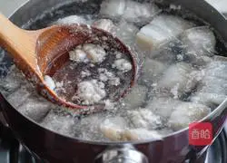 Illustration of how to make braised pork 4