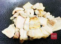 Illustration of how to make stir-fried pork belly with spicy cabbage 4