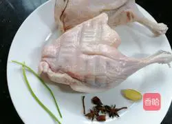 Illustration of how to make sauce duck legs 1