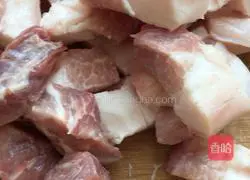 Illustration of how to make braised pork 1