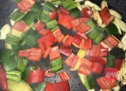 Illustration of how to make fried pork slices with king oyster mushroom 7