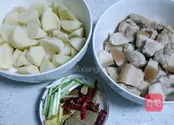 Braised Pork and Potatoes Illustration of how to do it 1