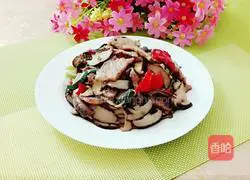 Illustration of how to make mushroom meat slices 9