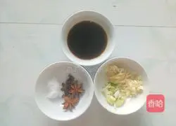 Illustration of how to make pickled vegetable noodles 2