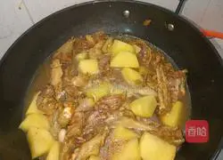 Illustration of how to make potato stuffed chicken 5