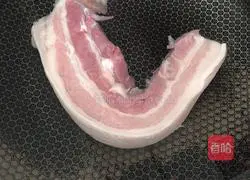 Illustration of how to make braised pork 1