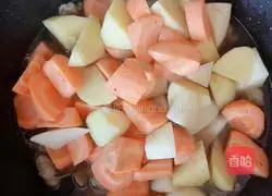 Illustration of how to make radish and beef stew 9