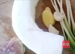 Braised in braised pork Illustration of how to make minced meat and winter melon 1