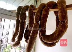 Illustration of homemade sausage 21