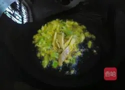 Illustration of how to make mushroom and tofu 7