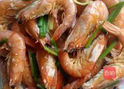 Illustration of how to make steamed grass shrimp 3