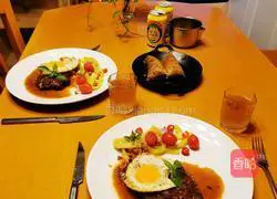 Tenderly fried beef steak (tomato black Illustration of how to make pepper juice 7