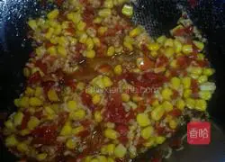 Illustration of how to make corn and pepper fish fillets 3