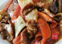 Carrot, Apricot and Abalone Illustration of how to make stir-fried meat with mushrooms 16