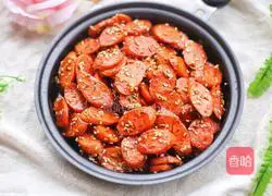 Illustration of how to make spicy cumin ham 8