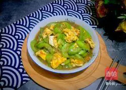 Illustration of how to make luffa and scrambled eggs 9