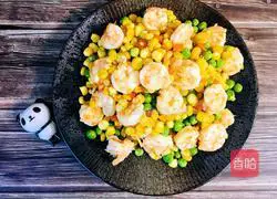 Illustration of how to make shrimps and corn 7