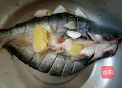 Illustration of how to make steamed fish 4