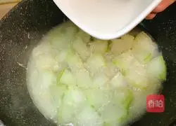Illustration of how to make scallops and winter melon 11