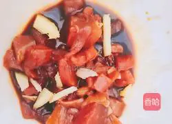 Garlic potatoes Illustration of how to make meat cubes 2