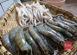 Illustration of how to make fried shrimp 1