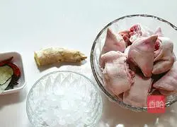 Braised pig Illustration of how to make hoof 1