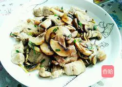 Illustration of how to make fried meat with mushrooms 16