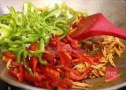 Illustration of how to make fish-flavored king oyster mushroom 6