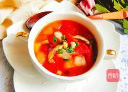 Tomato and winter melon appetizer soup recipe 7
