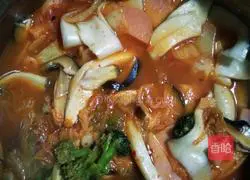 Illustration of how to make spicy cabbage soup 8