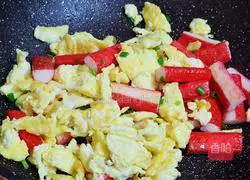 Illustration of how to make Crab Fillet and Egg Bento 11