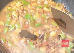 Illustration of Stir-fried Chicken with Potatoes 16