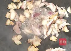 Illustration of how to make sauerkraut and pork stewed vermicelli 2