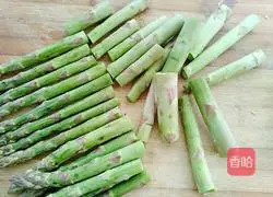 ring Illustration of how to make oil asparagus 3