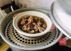Illustration of how to make a bowl of steamed oil duck 5