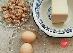 Illustration of making tofu and eggs 2