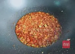 Illustration of how to make minced meat tofu 7