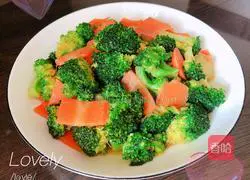 Illustration of how to make broccoli in oyster sauce 9